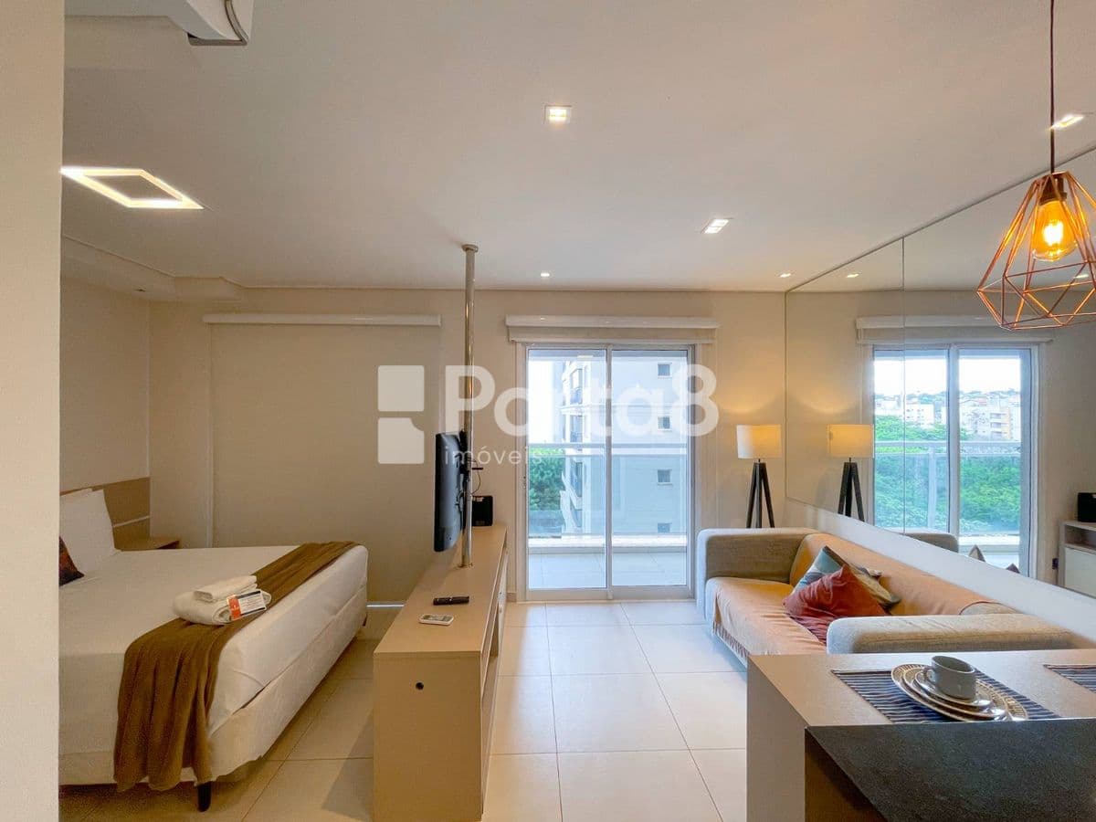 Apartamento 1 Quarto Mobiliado Jardim Tarraf II com Vista - Foto 2