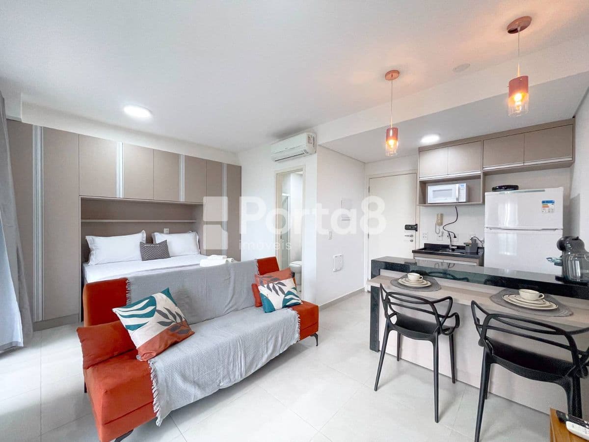 Apartamento 1 Dormitório Mobiliado no Jardim Tarraf II com Vista