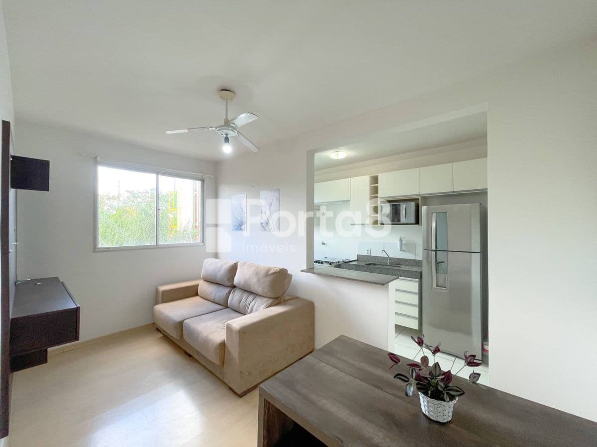 Apartamento 2 dormitórios no Parque das Flores II, mobiliado